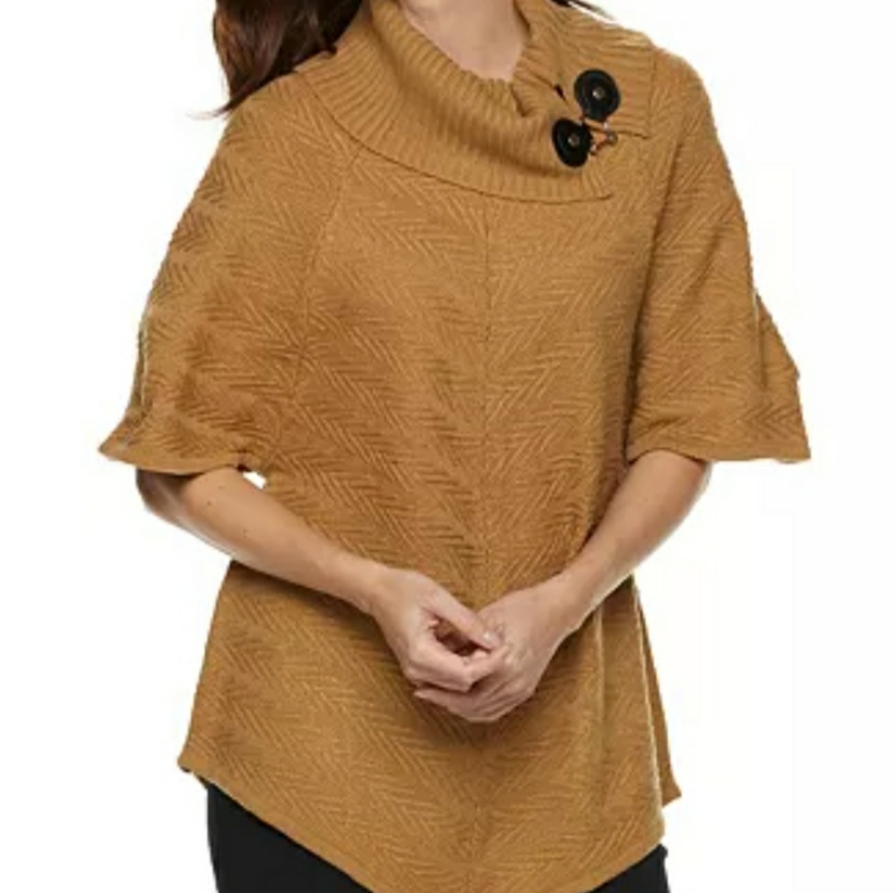 Dana Buchman cowl neck sweater